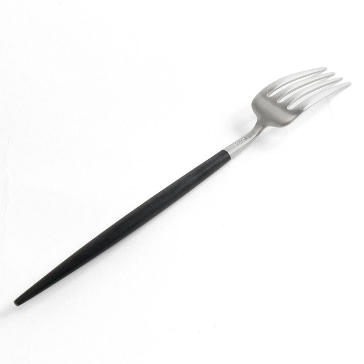 クチポール（Cutipol） GOA/ゴア ブラック デザートフォーク GO07 [ネコポス対応可(18点まで)]