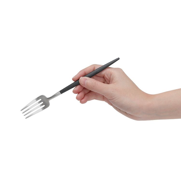 クチポール（Cutipol） GOA/ゴア ブラック デザートフォーク GO07 [ネコポス対応可(18点まで)]