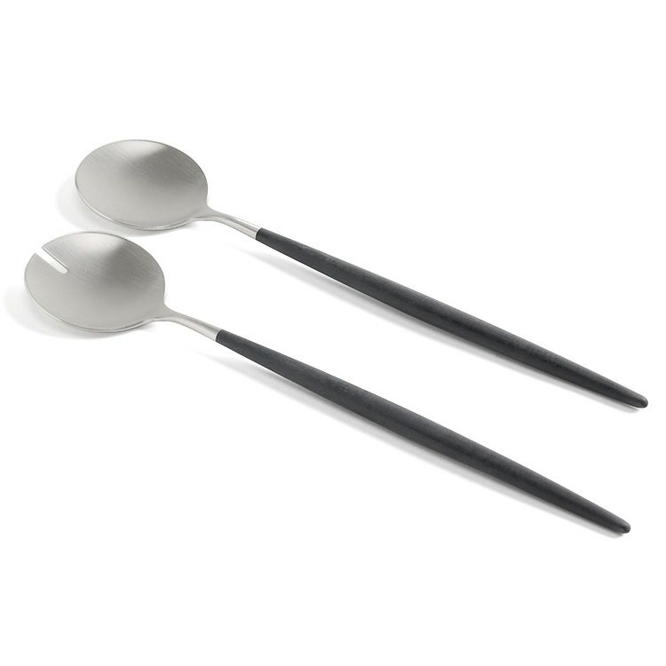 クチポール（Cutipol） GOA/ゴア ブラック サラダサービングセット [ネコポス対応可(5セットまで)]