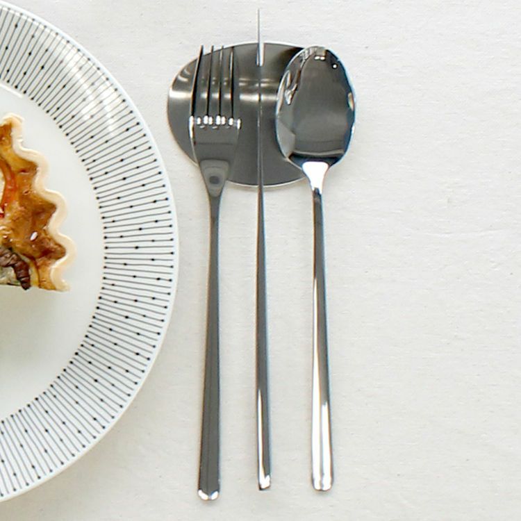 ＜4点セット＞クチポール（Cutipol） ICON/アイコン ディナー3点＆カトラリーレスト1点 [ネコポス対応可(4セットまで)]