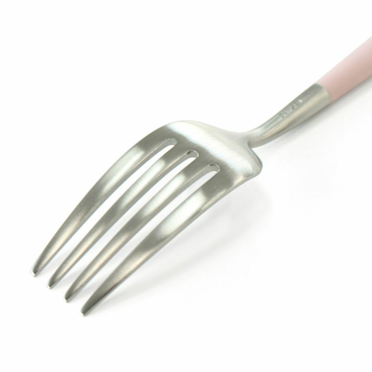 クチポール（Cutipol） GOA/ゴア ピンク デザートフォーク GO07PK [ネコポス対応可(18点まで)]