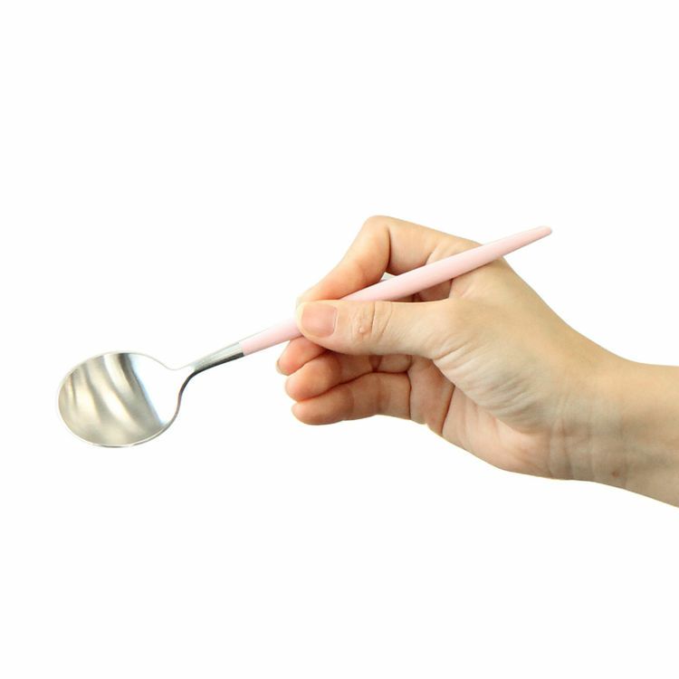 クチポール（Cutipol） GOA/ゴア ピンク デザートスプーン GO08PK [ネコポス対応可(18点まで)]