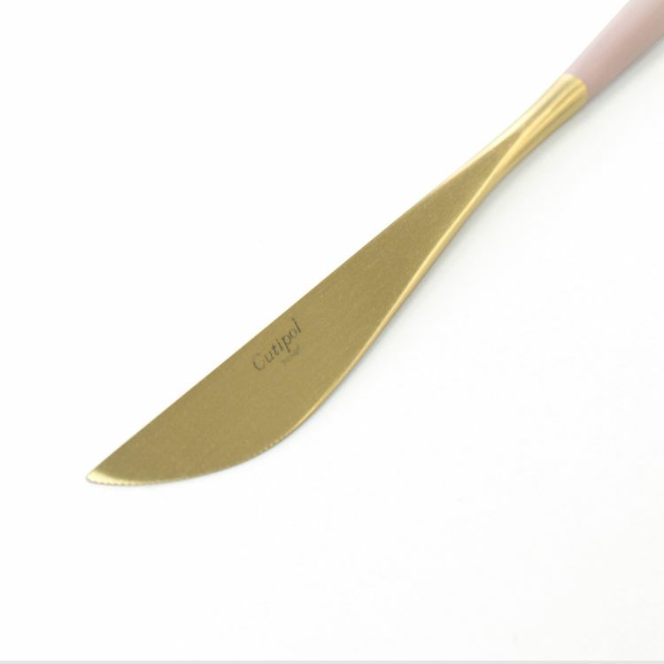 クチポール（Cutipol） GOA/ゴア ピンクマットゴールド ディナーナイフ/テーブルナイフ GO03PKGB [ネコポス対応可(18点まで)]