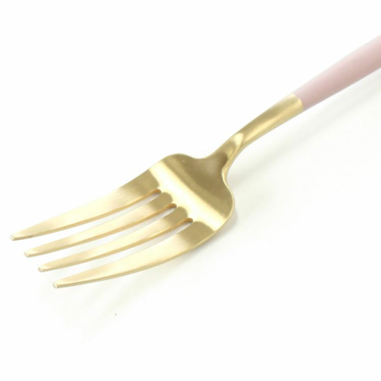 クチポール（Cutipol） GOA/ゴア ピンクマットゴールド ディナーフォーク/テーブルフォーク GO04PKGB [ネコポス対応可(18点まで)]
