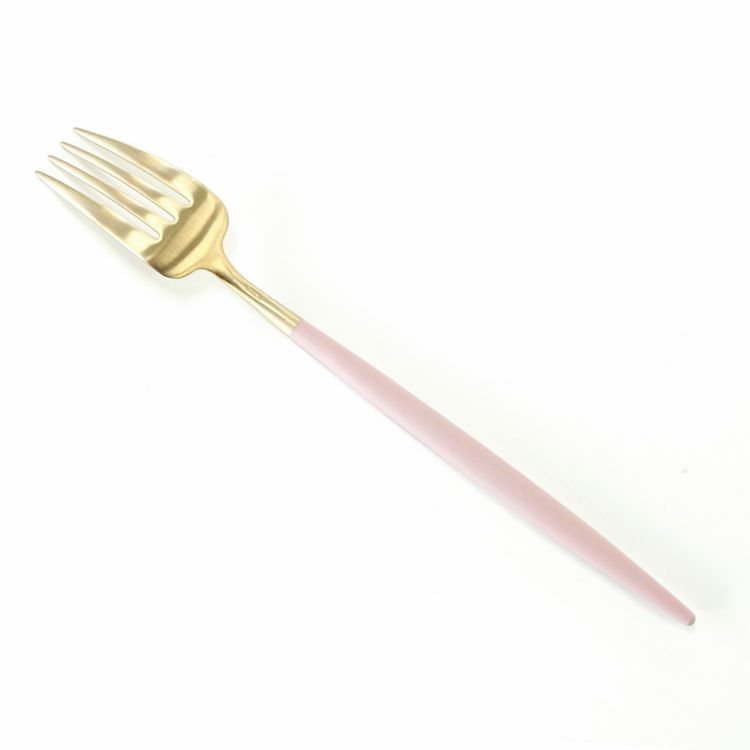 クチポール（Cutipol） GOA/ゴア ピンクマットゴールド ディナーフォーク/テーブルフォーク GO04PKGB [ネコポス対応可(18点まで)]