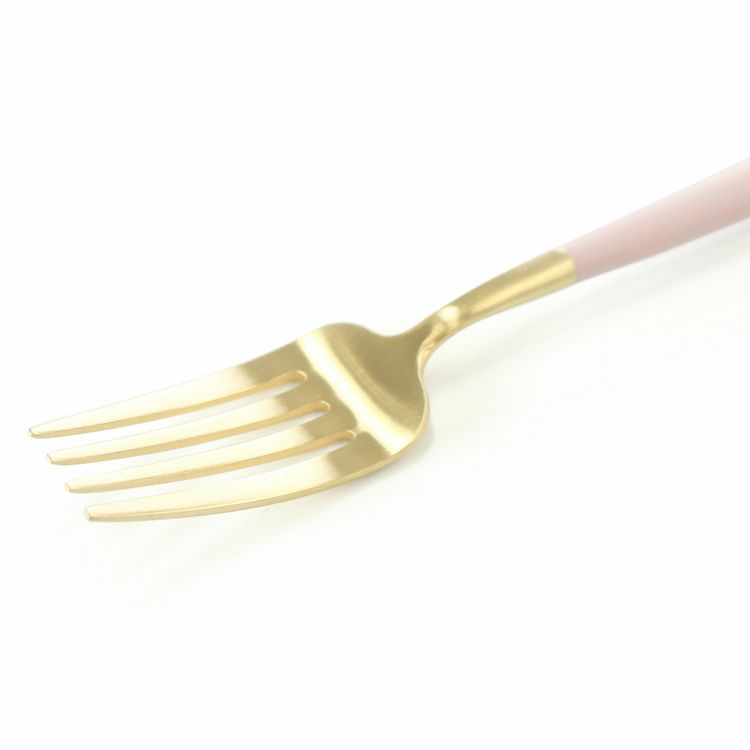 クチポール（Cutipol） GOA/ゴア ピンクマットゴールド デザートフォーク GO07PKGB [ネコポス対応可(18点まで)]