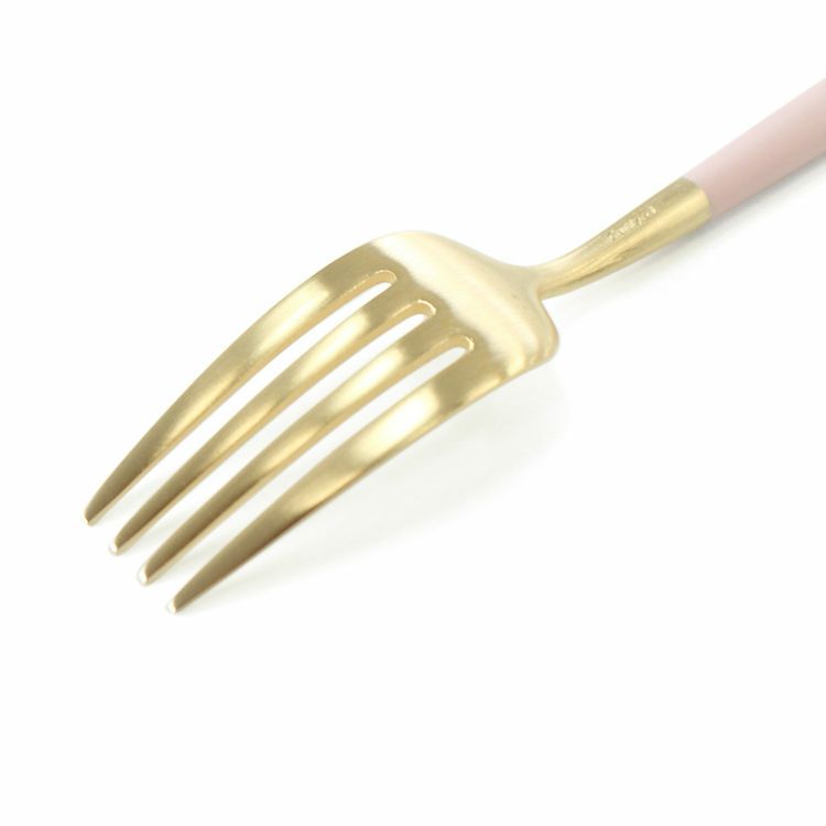 クチポール（Cutipol） GOA/ゴア ピンクマットゴールド デザートフォーク GO07PKGB [ネコポス対応可(18点まで)]