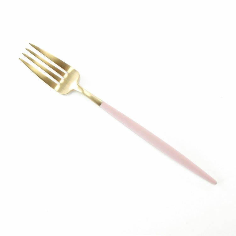 クチポール（Cutipol） GOA/ゴア ピンクマットゴールド ディナー3点セット（ディナーナイフ・ディナーフォーク・ディナースプーン） [ネコポス対応可(6セットまで)]