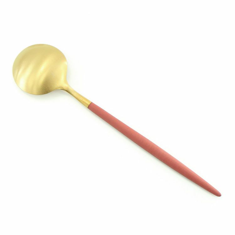 クチポール（Cutipol） GOA/ゴア レッドマットゴールド デザートスプーン GO08RG [ネコポス対応可(18点まで)]