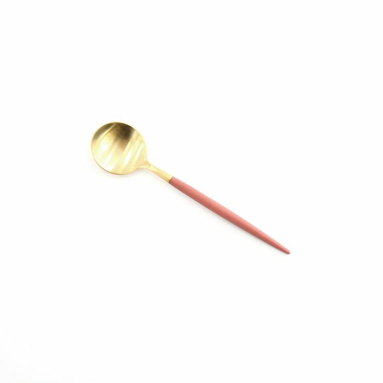 クチポール（Cutipol） GOA/ゴア レッドマットゴールド コーヒー/ティー スプーン GO11RG [ネコポス対応可(18点まで)]