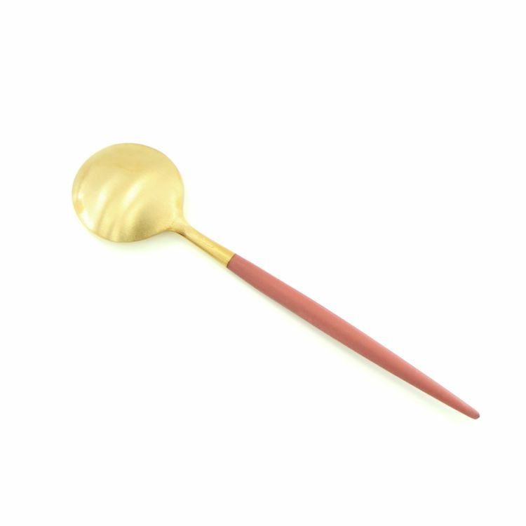 クチポール（Cutipol） GOA/ゴア レッドマットゴールド コーヒー/ティー スプーン GO11RG [ネコポス対応可(18点まで)]