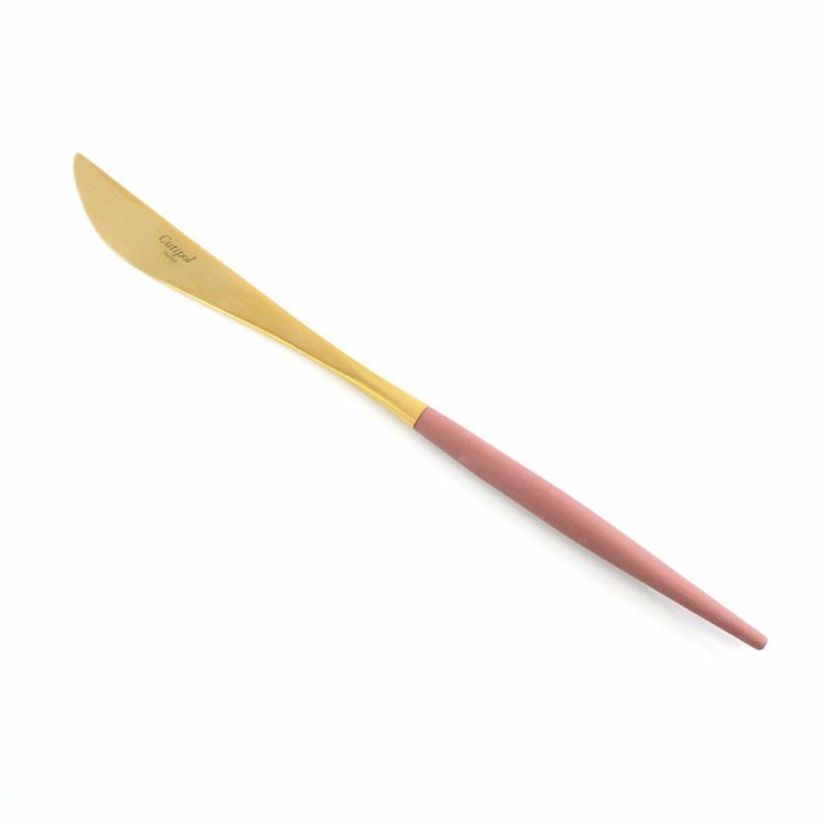 クチポール（Cutipol） GOA/ゴア レッドマットゴールド ディナー3点セット（ディナーナイフ・ディナーフォーク・ディナースプーン） [ネコポス対応可(6セットまで)]