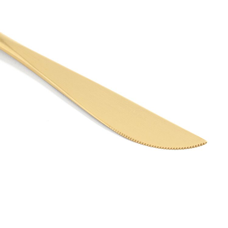 クチポール（Cutipol） GOA/ゴア ブラックマットゴールド ディナーナイフ/テーブルナイフ GO03GB [ネコポス対応可(18点まで)]