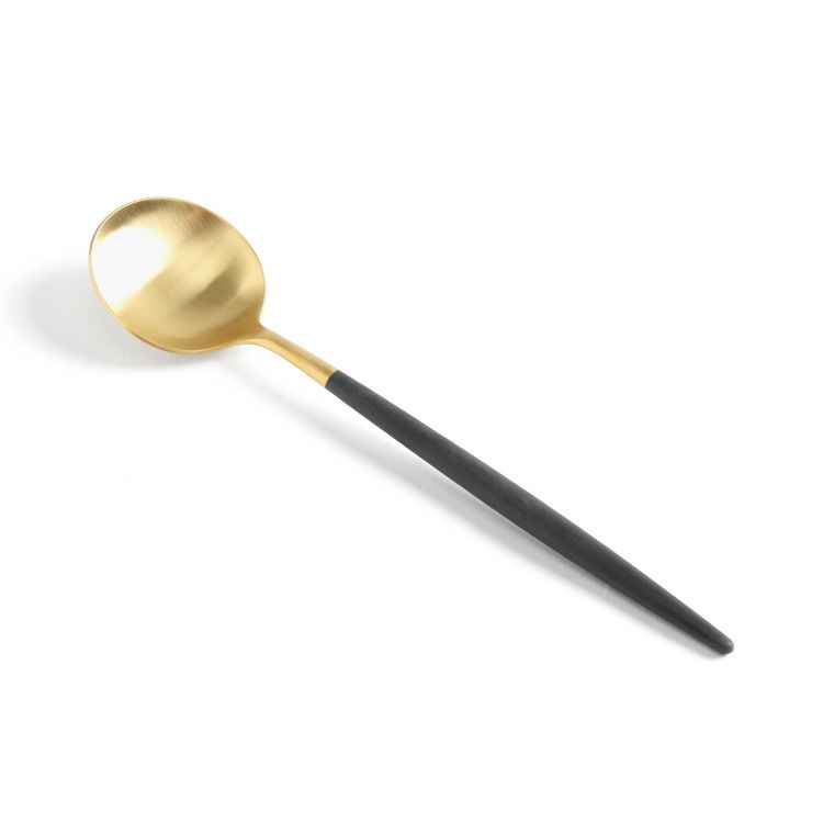 クチポール（Cutipol） GOA/ゴア ブラックマットゴールド ディナースプーン/テーブルスプーン GO05GB [ネコポス対応可(18点まで)]