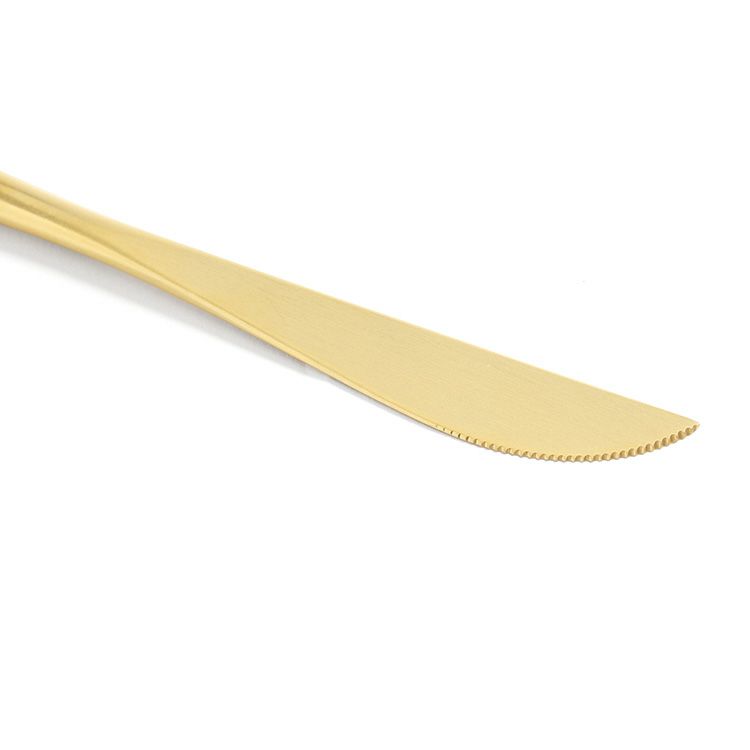 クチポール（Cutipol） GOA/ゴア ブラックマットゴールド デザートナイフ GO06GB [ネコポス対応可(18点まで)]