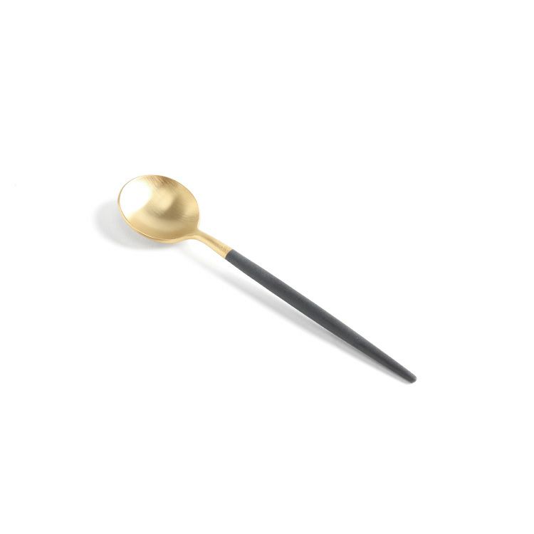クチポール（Cutipol） GOA/ゴア ブラックマットゴールド コーヒー/ティースプーン GO11GB [ネコポス対応可(18点まで)]