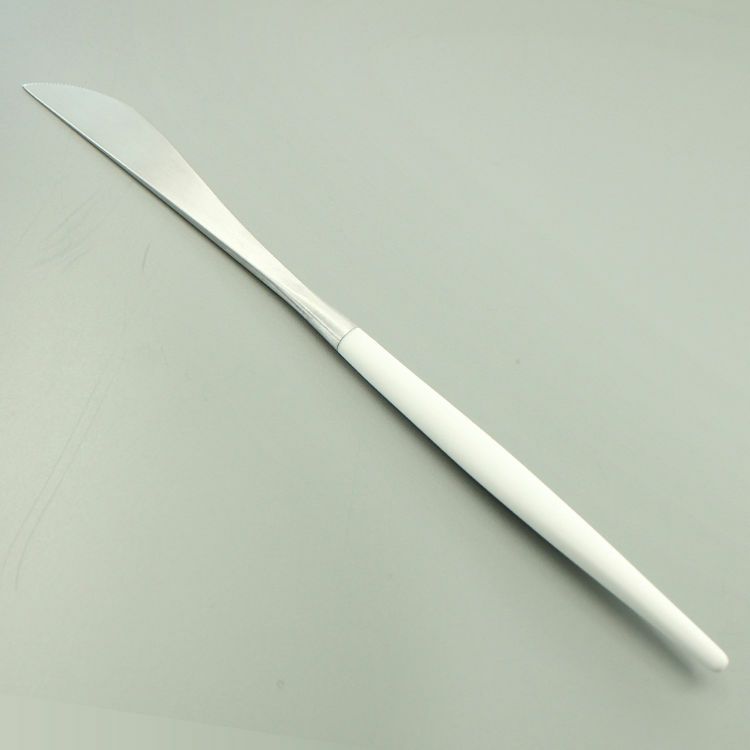 クチポール（Cutipol） GOA/ゴア ホワイト ディナーナイフ/テーブルナイフ GO03W [ネコポス対応可(18点まで)]