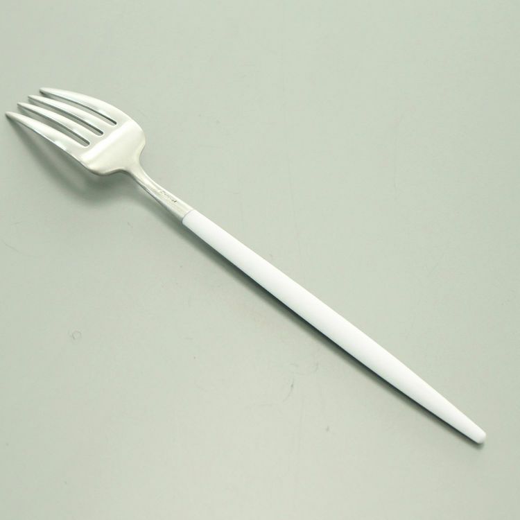 クチポール（Cutipol） GOA/ゴア ホワイト デザートフォーク GO07W [ネコポス対応可(18点まで)]