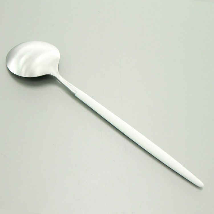 クチポール（Cutipol） GOA/ゴア ホワイト デザートスプーン GO08W [ネコポス対応可(18点まで)]