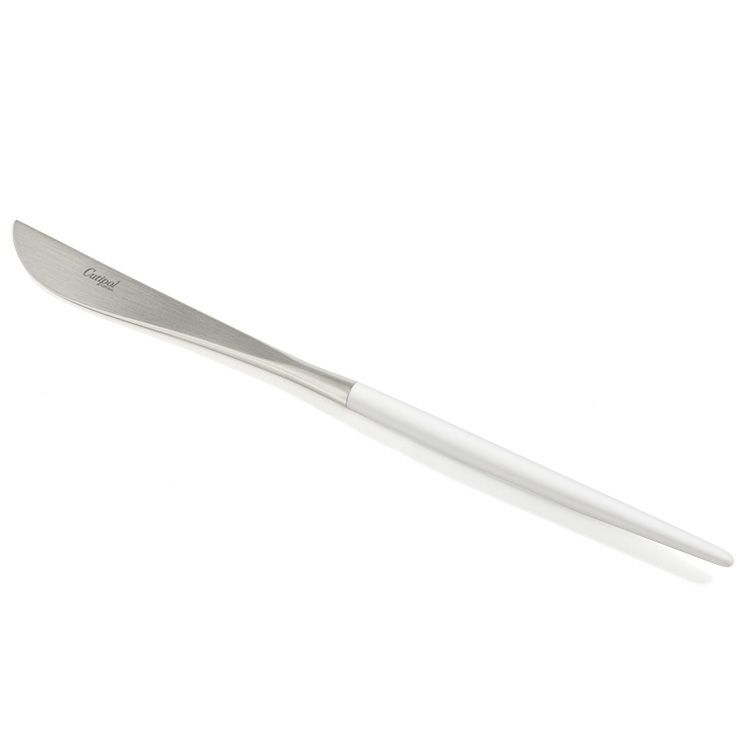 クチポール（Cutipol） GOA/ゴア ホワイト ディナー3点セット（ディナーナイフ・ディナーフォーク・ディナースプーン） [ネコポス対応可(6セットまで)]