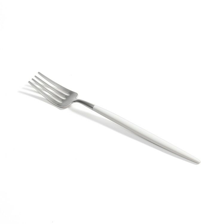 クチポール（Cutipol） GOA/ゴア ホワイト デザート3点セット（デザートナイフ・デザートフォーク・デザートスプーン） [ネコポス対応可(6セットまで)]