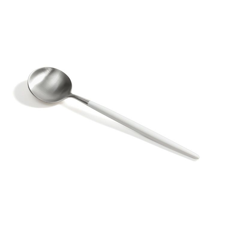 クチポール（Cutipol） GOA/ゴア ホワイト デザート3点セット（デザートナイフ・デザートフォーク・デザートスプーン） [ネコポス対応可(6セットまで)]