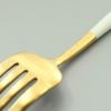 クチポール（Cutipol） GOA/ゴア ホワイトマットゴールド ディナーフォーク/テーブルフォーク GO04WGB [ネコポス対応可(18点まで)]