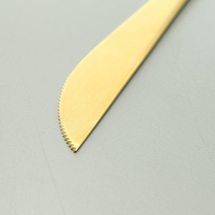 クチポール（Cutipol） GOA/ゴア ホワイトマットゴールド デザートナイフ GO06WGB [ネコポス対応可(18点まで)]