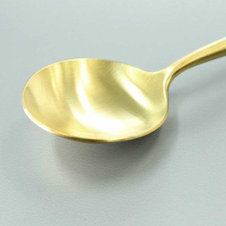 クチポール（Cutipol） GOA/ゴア ホワイトマットゴールド デザートスプーン GO08WGB [ネコポス対応可(18点まで)]