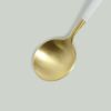 クチポール（Cutipol） GOA/ゴア ホワイトマットゴールド コーヒー/ティースプーン GO11WGB [ネコポス対応可(18点まで)]