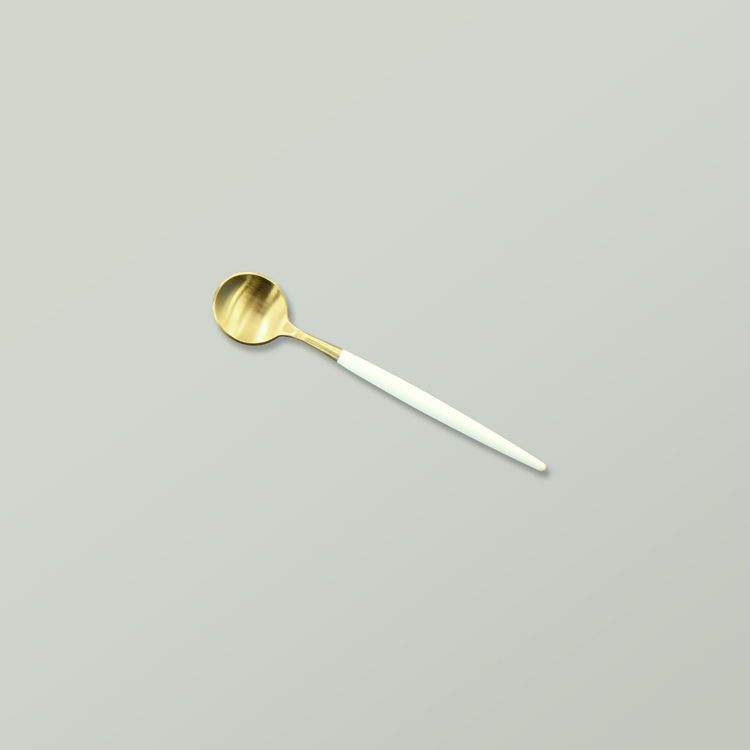 クチポール（Cutipol） GOA/ゴア ホワイトマットゴールド モカ/エスプレッソスプーン GO12WGB [ネコポス対応可(18点まで)]