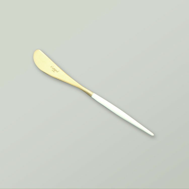 クチポール（Cutipol） GOA/ゴア ホワイトマットゴールド バターナイフ GO25WGB [ネコポス対応可(18点まで)]