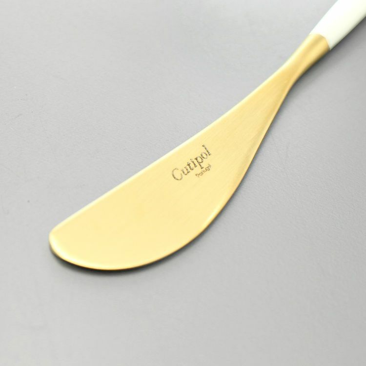 クチポール（Cutipol） GOA/ゴア ホワイトマットゴールド バターナイフ GO25WGB [ネコポス対応可(18点まで)]