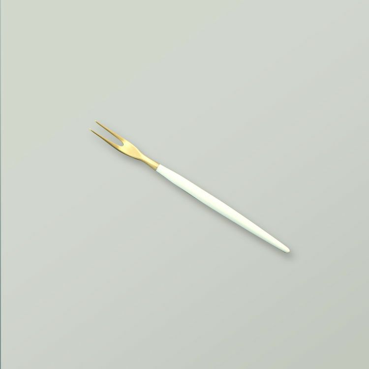 Cutipol GOA クチポール ゴア ホワイトマットゴールド4点セット Cutipol GOA クチポール ゴア ホワイトマットゴールド デザート