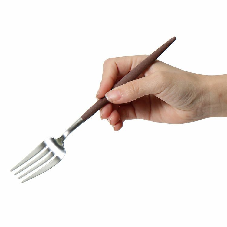 クチポール（Cutipol） GOA/ゴア ブラウン ディナーフォーク/テーブルフォーク GO04B [ネコポス対応可(18点まで)]