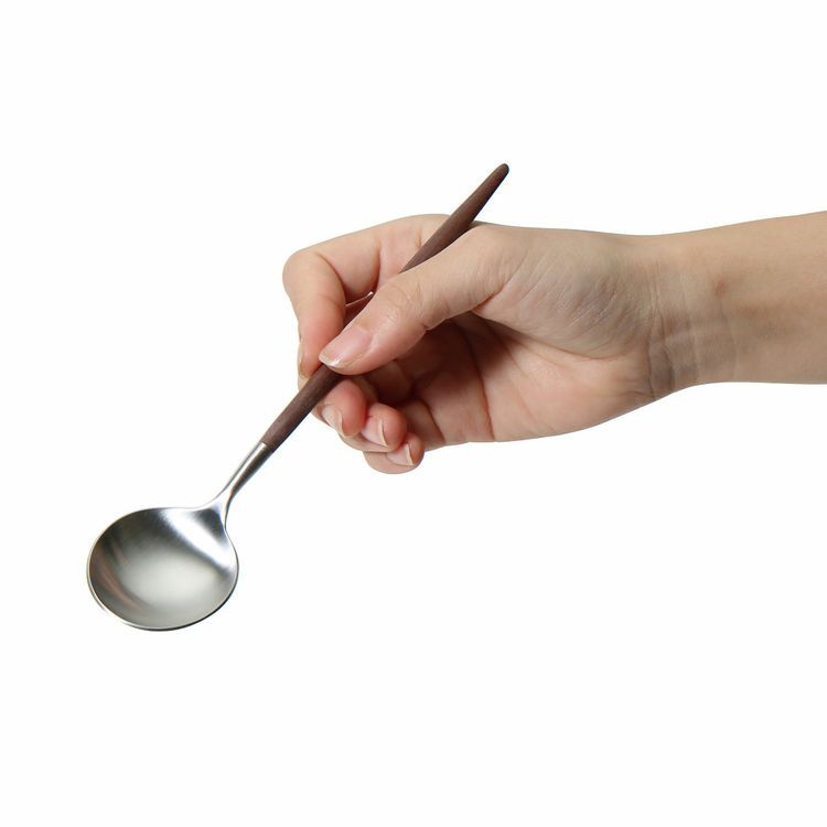 クチポール（Cutipol） GOA/ゴア ブラウン デザートスプーン GO08B [ネコポス対応可(18点まで)]