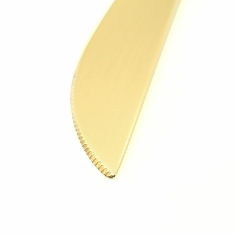 クチポール（Cutipol） GOA/ゴア ブルーマットゴールド ディナーナイフ/テーブルナイフ GO03GBL [ネコポス対応可(18点まで)]