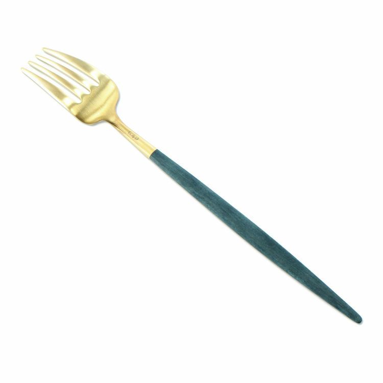 クチポール（Cutipol） GOA/ゴア ブルーマットゴールド ディナーフォーク/テーブルフォーク GO04GBL [ネコポス対応可(18点まで)]