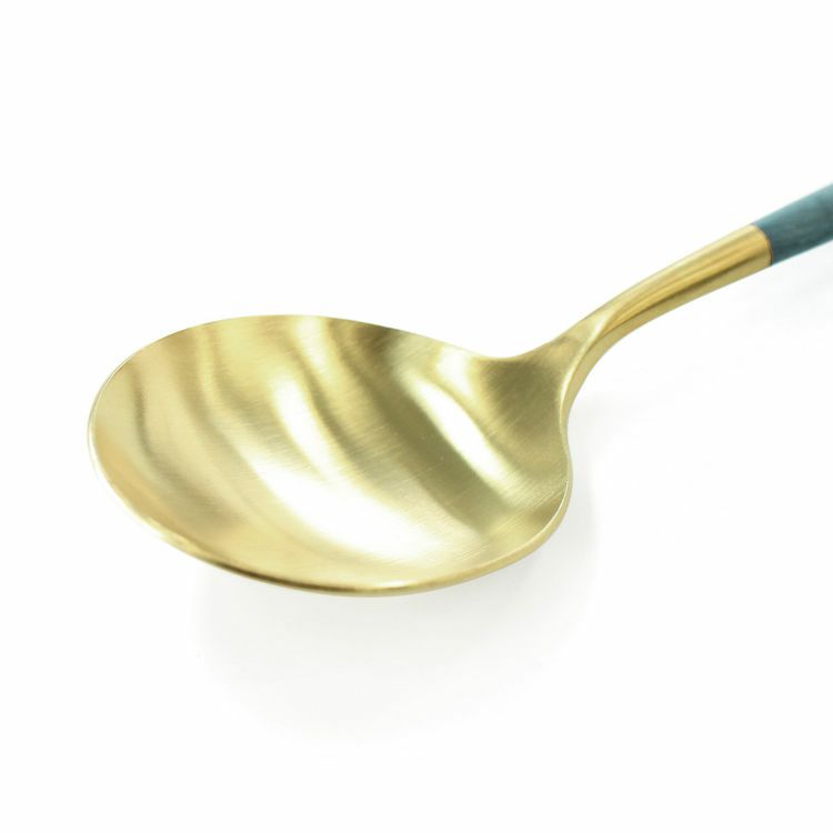 クチポール（Cutipol） GOA/ゴア ブルーマットゴールド ディナースプーン/テーブルスプーン GO05GBL [ネコポス対応可(18点まで)]
