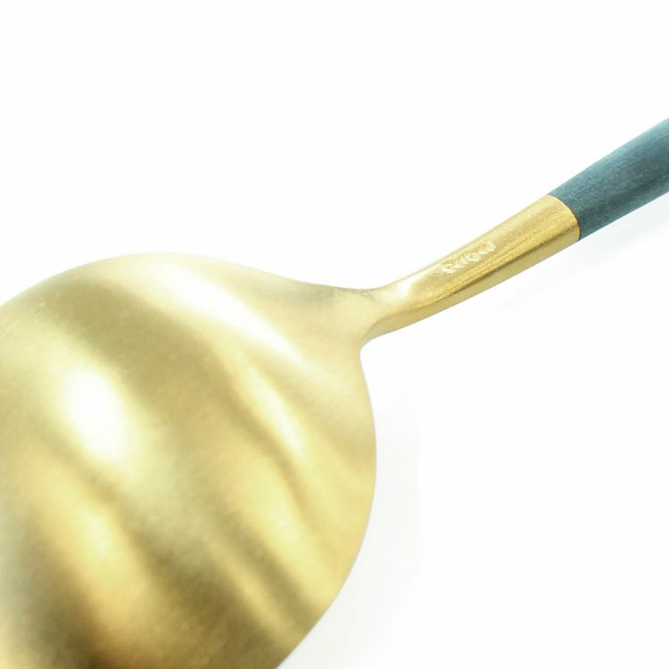 クチポール（Cutipol） GOA/ゴア ブルーマットゴールド ディナースプーン/テーブルスプーン GO05GBL [ネコポス対応可(18点まで)]