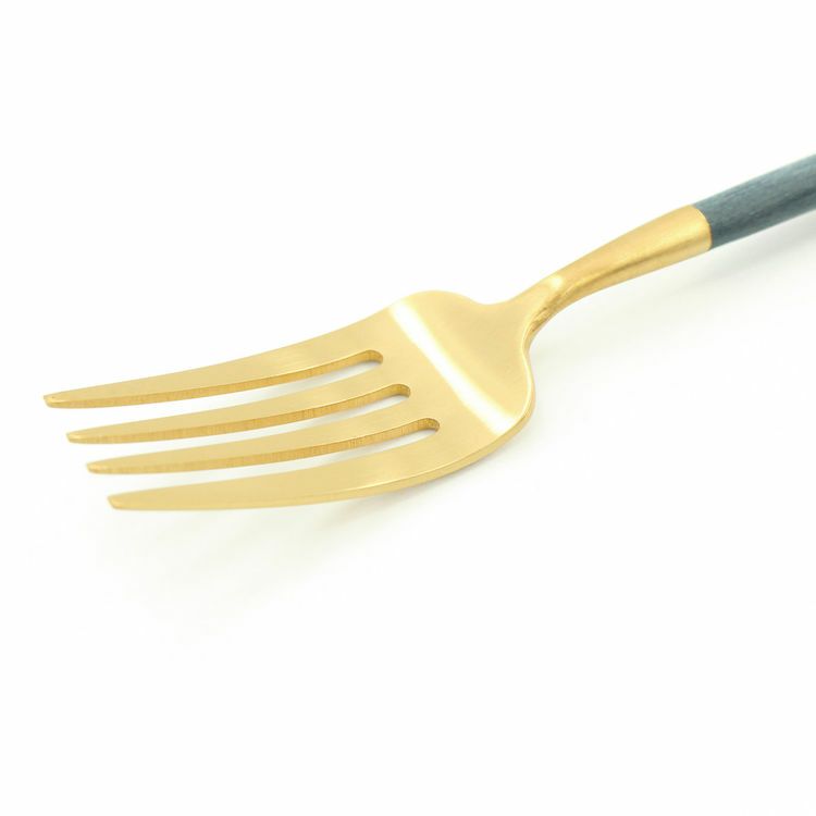 クチポール（Cutipol） GOA/ゴア ブルーマットゴールド デザートフォーク GO07GBL [ネコポス対応可(18点まで)]