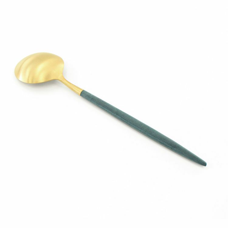クチポール（Cutipol） GOA/ゴア ブルーマットゴールド デザートスプーン GO08GBL [ネコポス対応可(18点まで)]