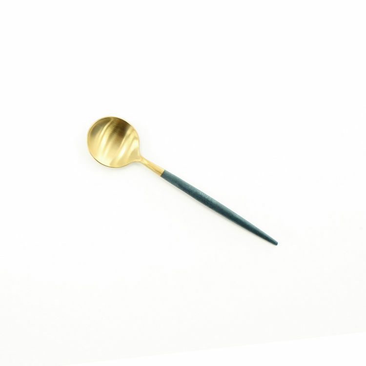 クチポール（Cutipol） GOA/ゴア ブルーマットゴールド コーヒー/ティー スプーン GO11GBL [ネコポス対応可(18点まで)]