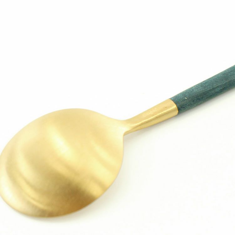クチポール（Cutipol） GOA/ゴア ブルーマットゴールド コーヒー/ティー スプーン GO11GBL [ネコポス対応可(18点まで)]