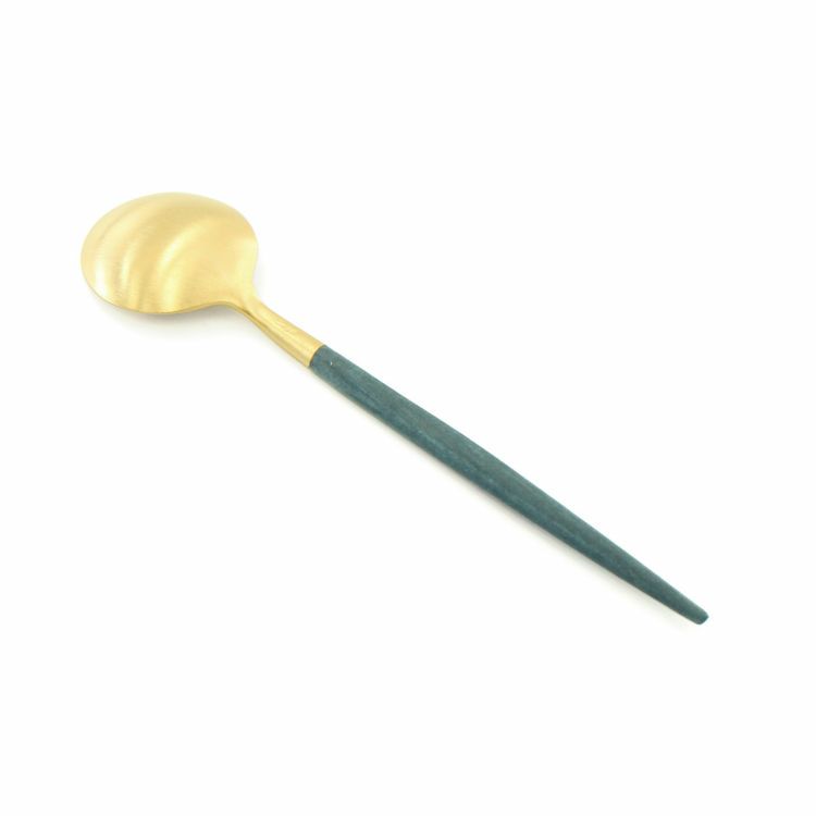 クチポール（Cutipol） GOA/ゴア ブルーマットゴールド コーヒー/ティー スプーン GO11GBL [ネコポス対応可(18点まで)]