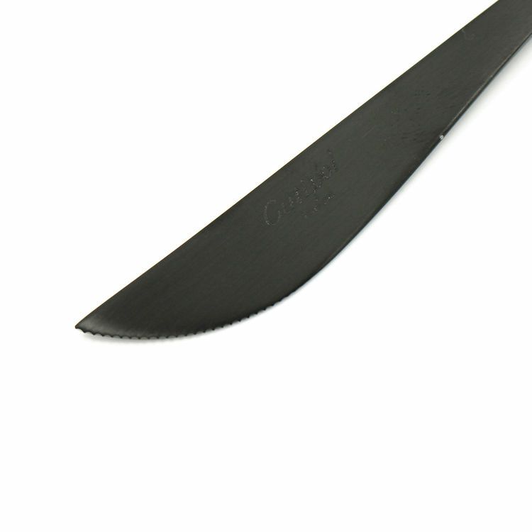 クチポール（Cutipol） MOON MATT/ムーンマット ブラック デザートナイフ [ネコポス対応可(18点まで)]