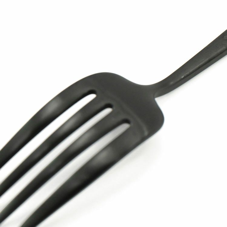 クチポール（Cutipol） MOON MATT/ムーンマット ブラック デザートフォーク [ネコポス対応可(18点まで)]