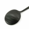 クチポール（Cutipol） MOON MATT/ムーンマット ブラック デザートスプーン [ネコポス対応可(18点まで)]