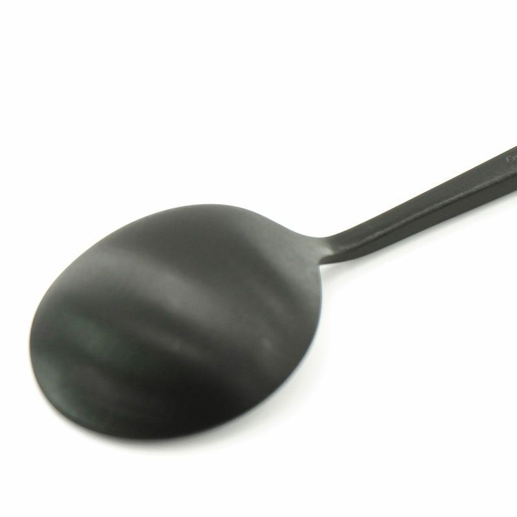 クチポール（Cutipol） MOON MATT/ムーンマット ブラック コーヒー／ティースプーン [ネコポス対応可(18点まで)]