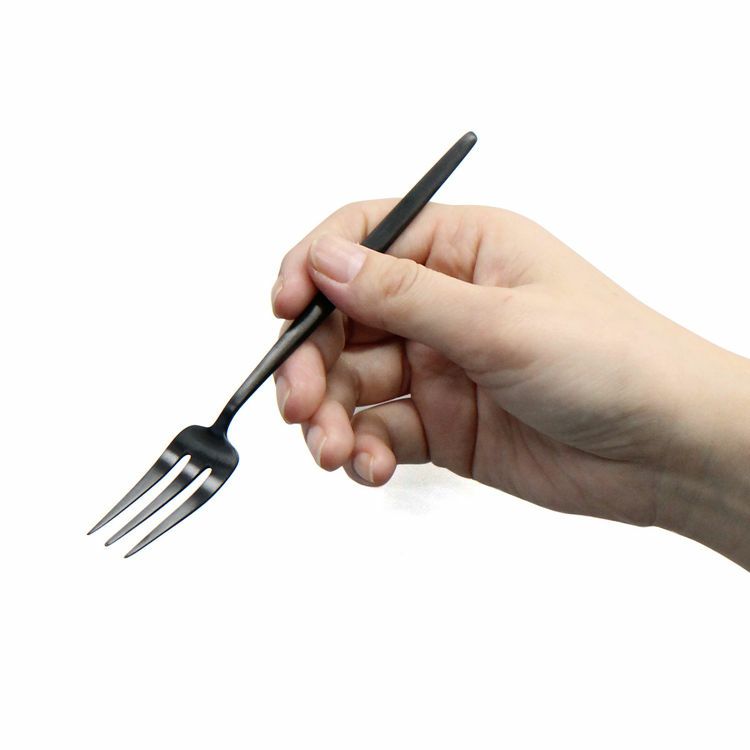 クチポール（Cutipol） MOON MATT/ムーンマット ブラック ペストリーフォーク [ネコポス対応可(18点まで)]